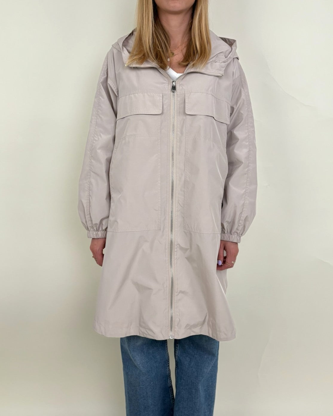 Parka longue à capuche