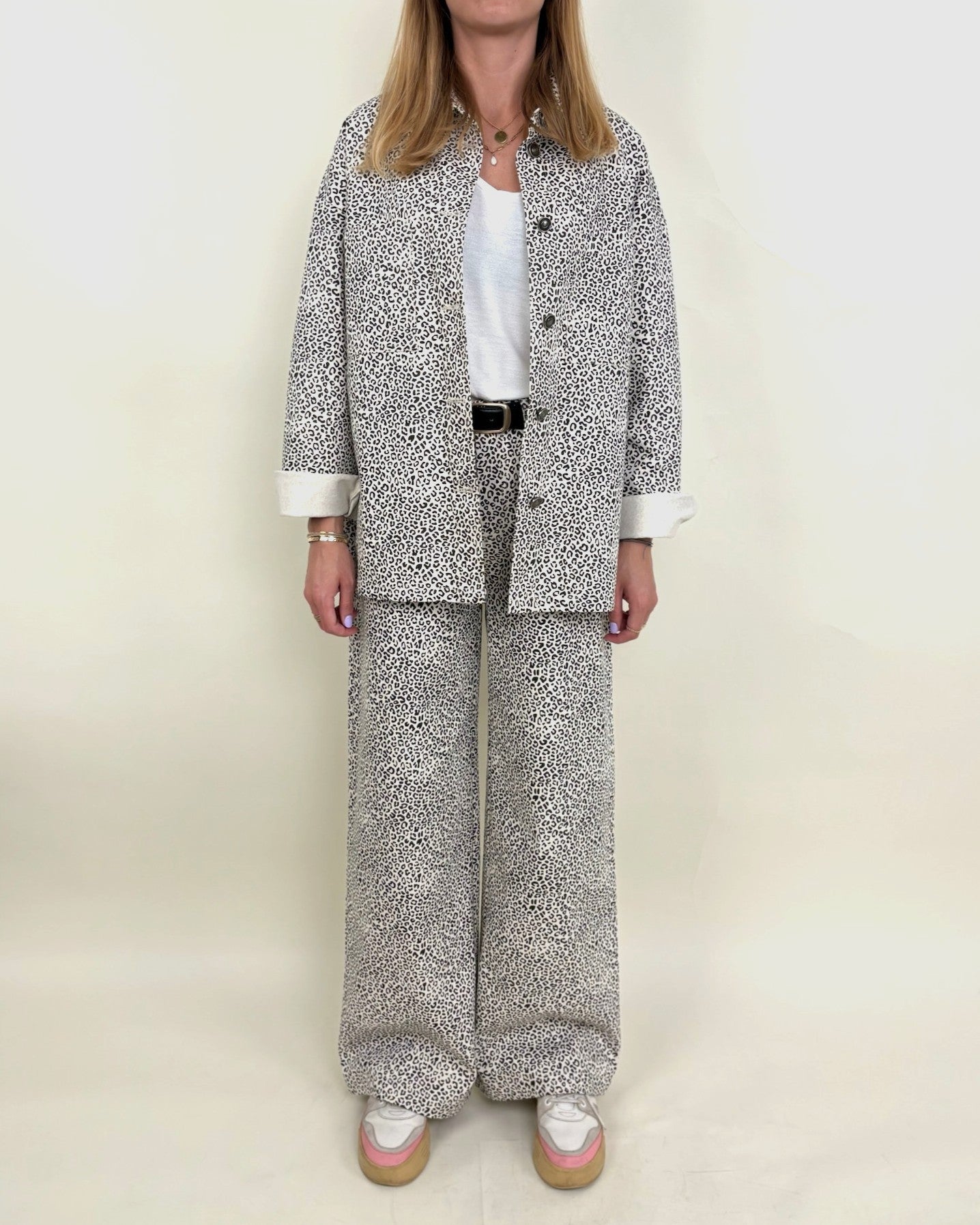 Veste surchemise léopard