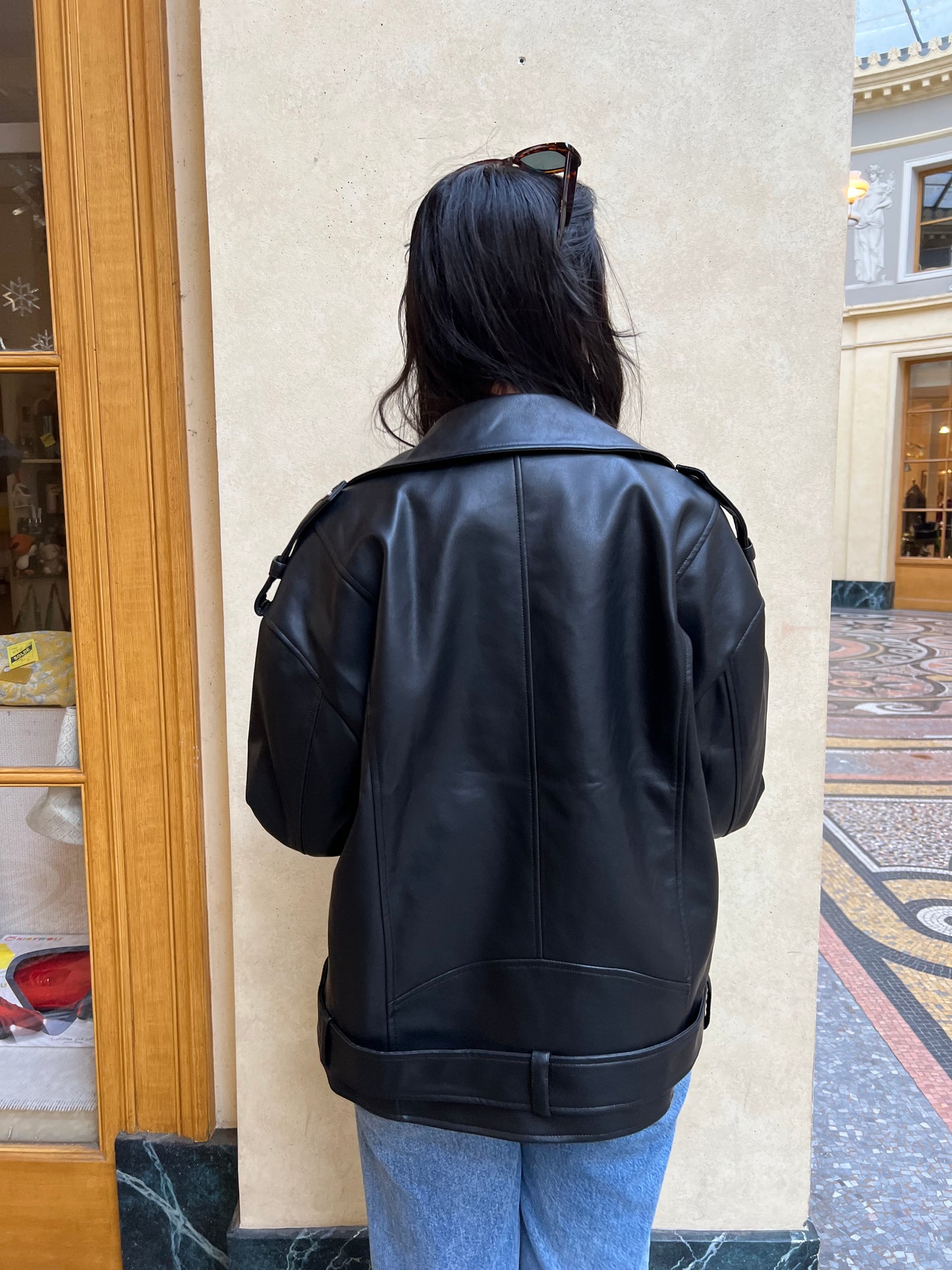 VESTE CLASSIQUE SIMILI CUIR