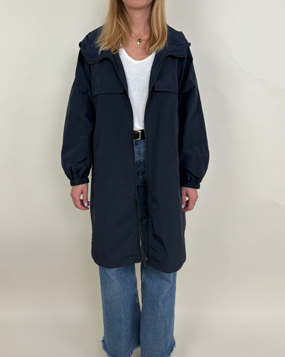 Parka longue à capuche