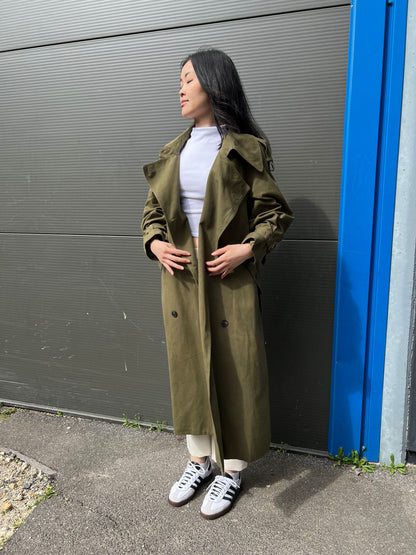 Oversized trench coat