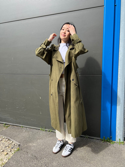 Oversized trench coat