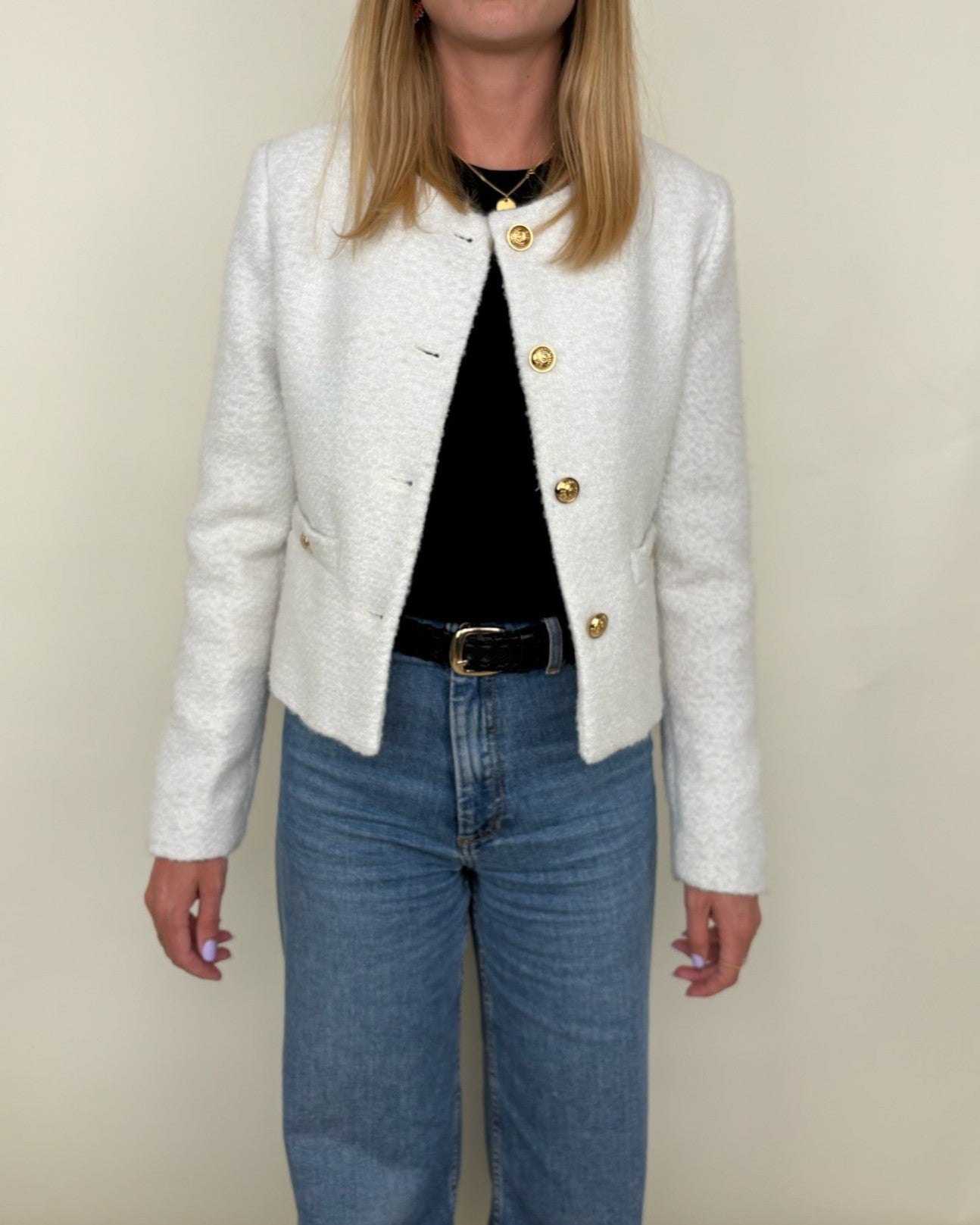 Veste en tweed