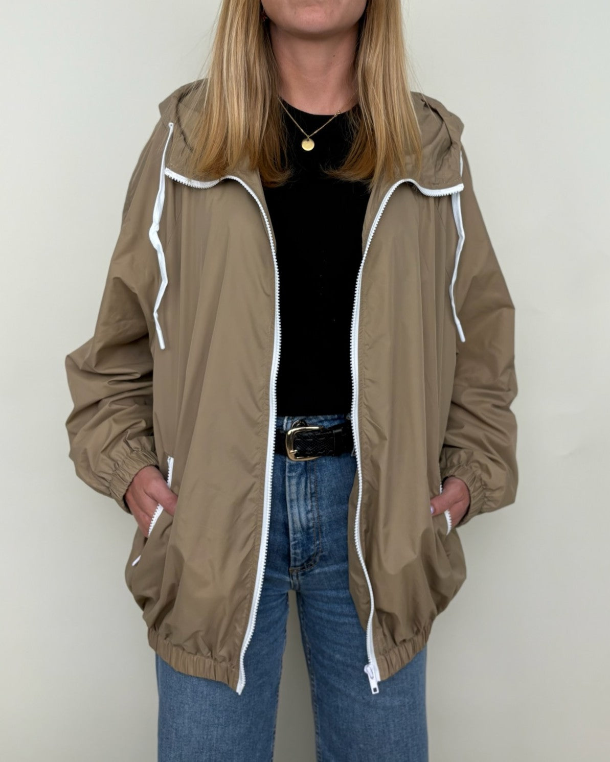 Blouson déperlant à capuche