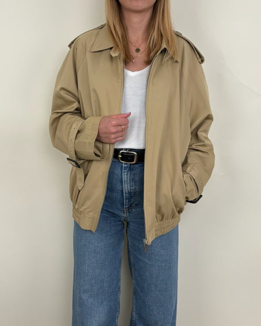 Blouson à détails trench