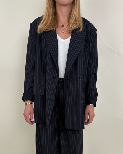 Veste de costume à rayures tennis