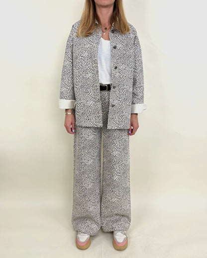 Veste surchemise léopard