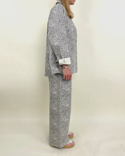 Veste surchemise léopard