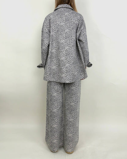 Veste surchemise léopard