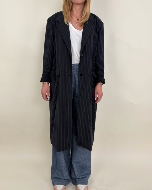 Manteau léger à rayures tennis