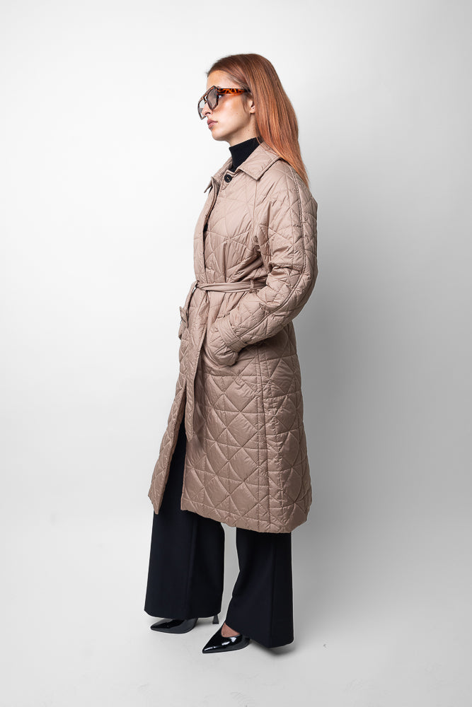 Quilted Trench Coat
