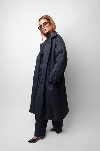 Curved Long Coat
