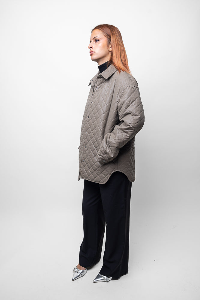 Oversized quilted jacket