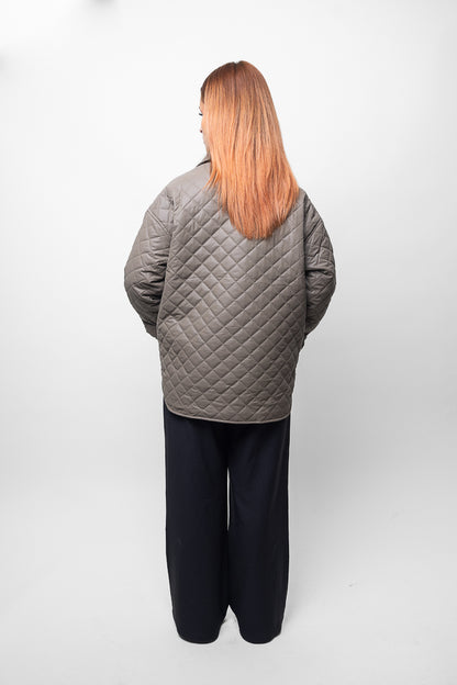 Chaqueta acolchada de plumón de gran tamaño