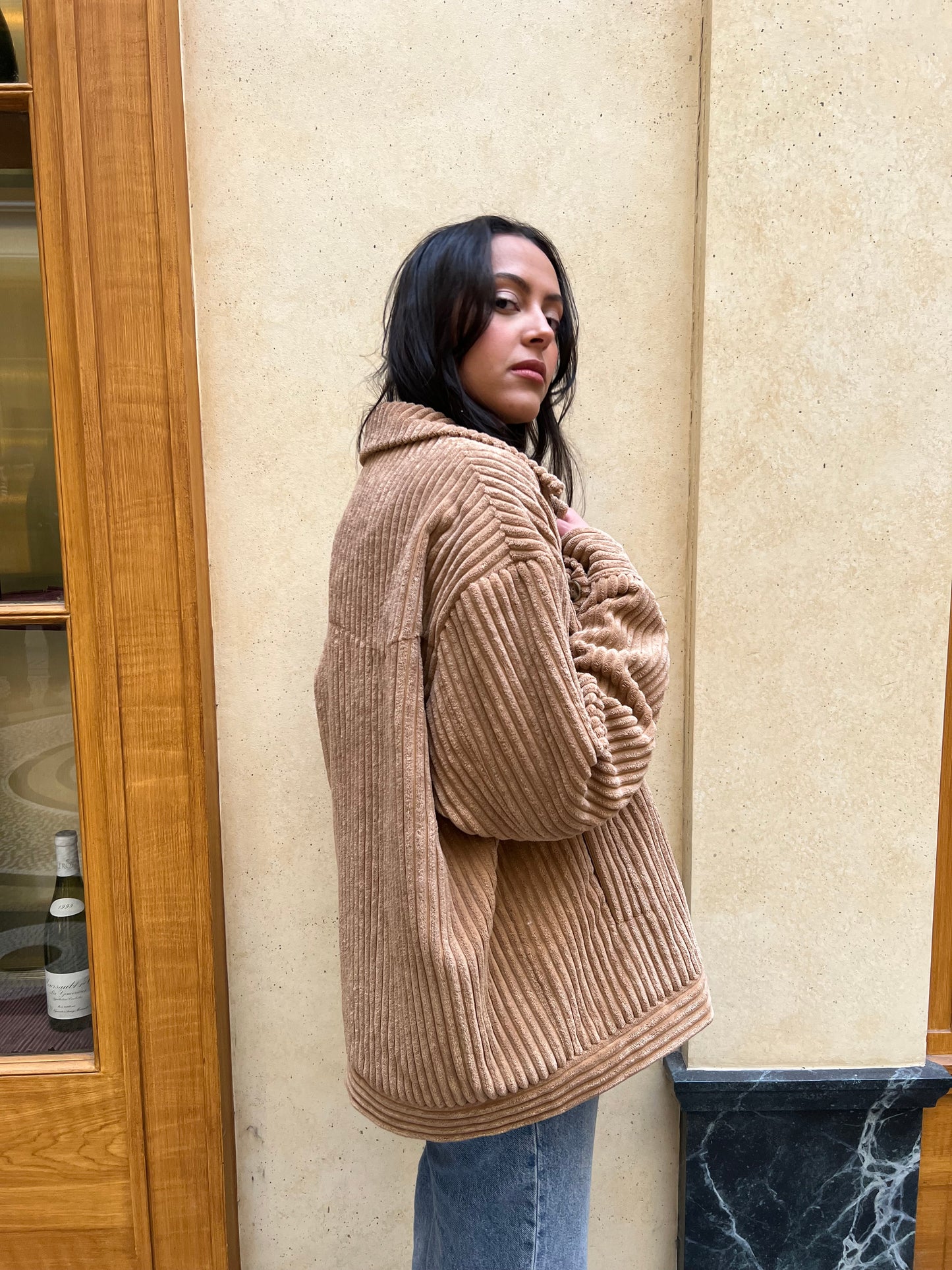 VESTE VELOURS CÔTELÉ