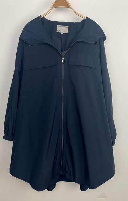 Long parka with hood
