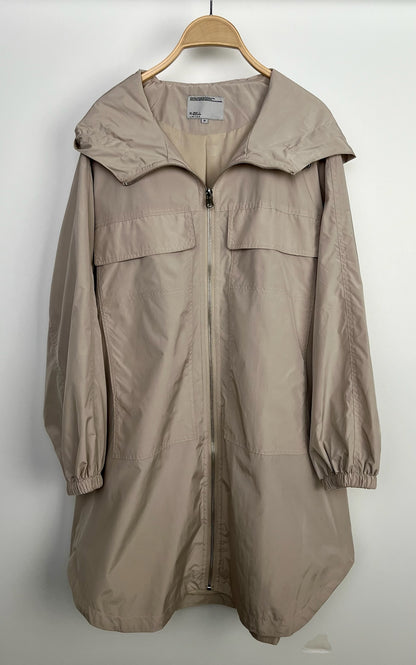 Long parka with hood