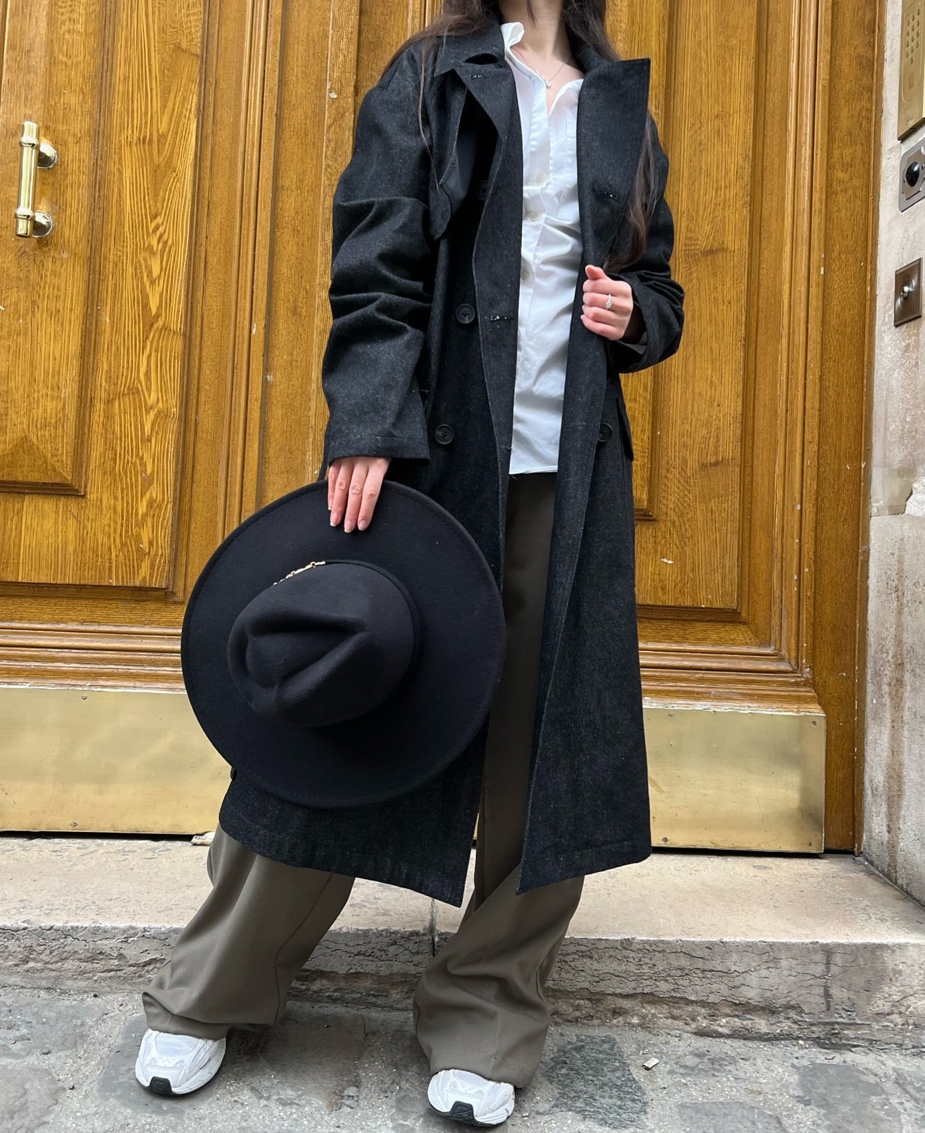 Denim Trench Coat Kzell